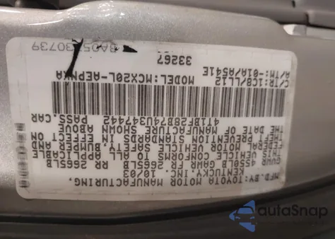 2004 Toyota Avalon Xl из США, поврежденный, VIN 4T1BF28B74U347442